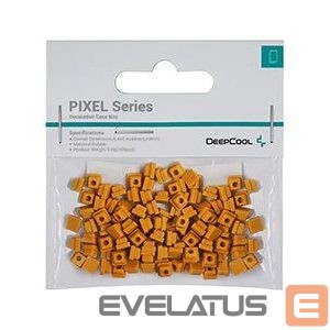 Headphone with microphone Deepcool  Decorative Case Bits | PIXEL | Orange 