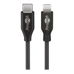 Cable Goobay  | Lightning USB-C Charging and Sync Cable | Round cable 