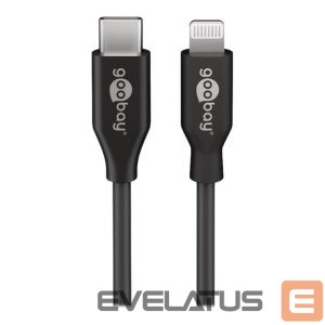 Cable Goobay  | Lightning USB-C Charging and Sync Cable | Round cable 