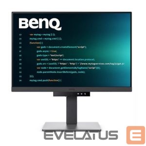 Monitor BenQ  RD240Q 24.1" 2560x1600 LED 16:10 IPS Programming Monitor Dark Grey/HDMI, DP, USB | 