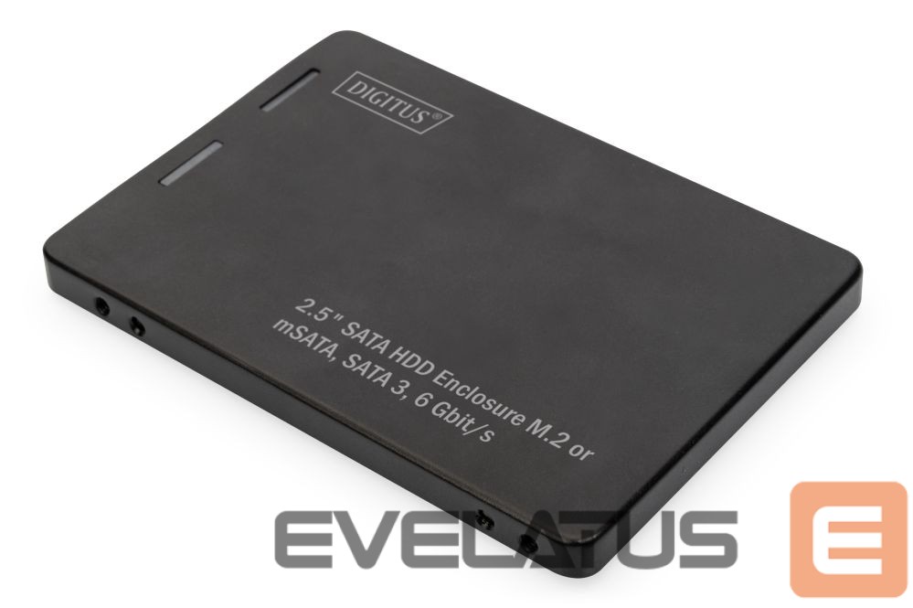 Hard drive case Digitus 2.5" SATA HDD Enclosure M.2 or mSATA