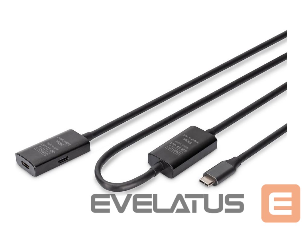 Cable Digitus | Active USB 3.2 Gen1 5G extension cable | DA-73109 | USB-C to USB-C