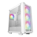 Computer case Deepcool  CC560 MESH WH V2 MID TOWER CASE, White 
