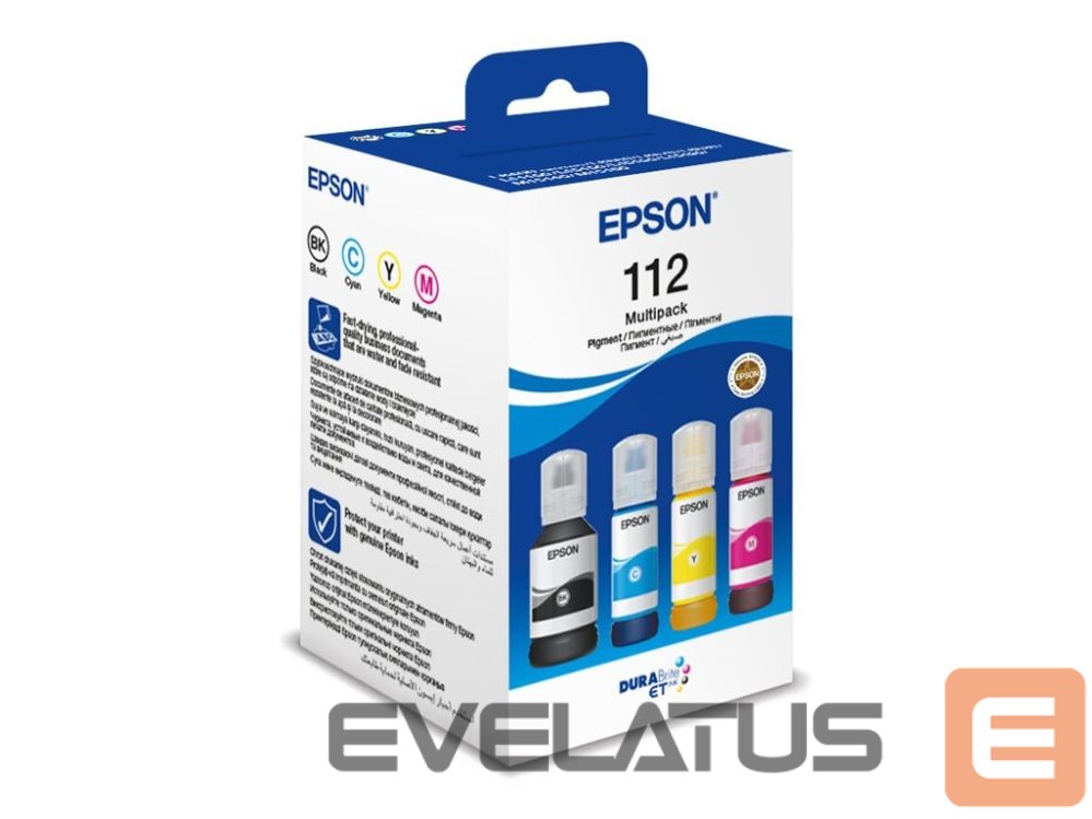 Printer accessories EPSON 112 EcoTank 4-colour Multipack | Ink tank | Black, Cyan, Yellow, Magenta