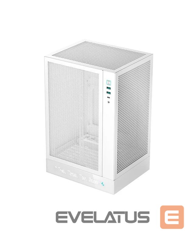 Computer case Deepcool PC Gaming Case | CH170 DIGITAL | White | Mini ITX | Power supply included No | ATX PS2