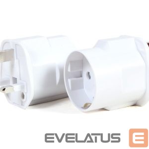 Adapter Cablexpert  AC power adapter, EU Schuko socket to UK plug, 13 A | A-AC-EUFUKM-01 | Power adapter 