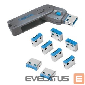 Other Computer Accessory Logilink  , USB port blocker (1x key and 8x locks), AU0045 