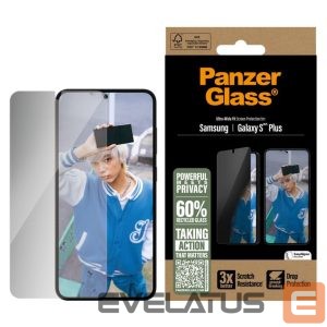 Back panel cover PanzerGlass  Privacy Screen Protector Samsung Galaxy S25 Plus | Ultra-Wide Fit | 