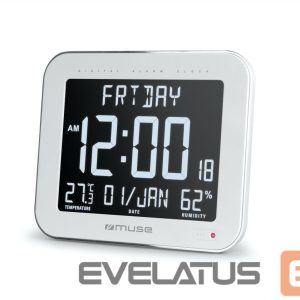 Interactive solution Muse  | Wall Clock with Alarm Function | M-090 WMC | White 