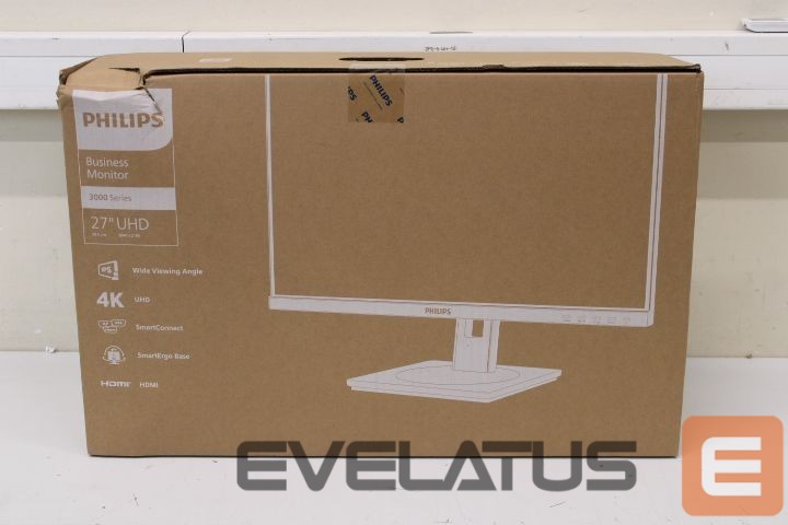 Monitor Philips SALE OUT. Business Monitor 27B1N3800/00 IPS 27" 3840x2160/16:9/4ms/ HDMI DisplayPort USB Audio Out | | 27B1N3800/00 | 27 " | IPS | 16:9 | 60 Hz | 4 ms | 3840 x 2160 pixels | 350 cd/m² | HDMI ports quantity 2 | Warranty 24 month(s) | DAMAGED PACKAGING