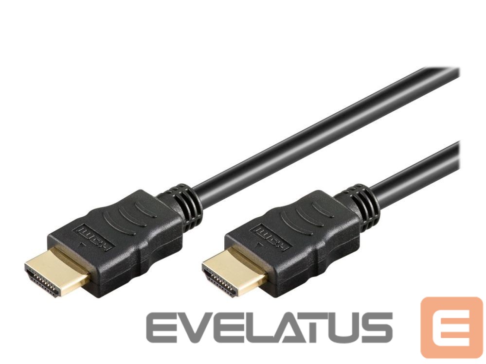 Monitor accessory Goobay High Speed HDMI Cable with Ethernet | Black | HDMI | 15 m