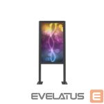 TV bracket EDBAK  | Floor stand | POK101 | 55 " | Maximum weight (capacity) 80 kg | Black 