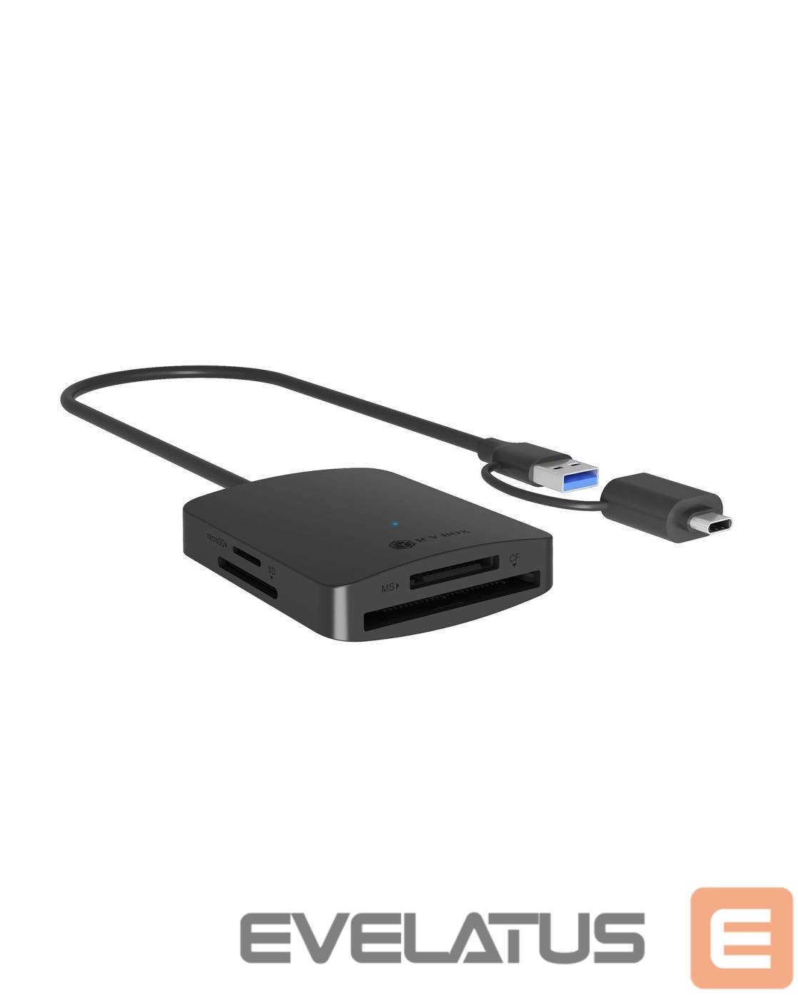Converter Raidsonic 4-in-1 Card Reader with USB 3.2 Gen 1 Type-A + Type-C | IB-CR302-CU3