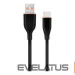 Charger Cablexpert  Premium silicon Type-C USB charging and data cable, 1.5 m | CC-USB2S-AMCM-1.5M-BK 