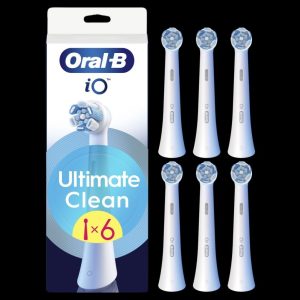 Toothbrush Oral-B  Replaceable toothbrush heads | iO UltimateClean | Heads | For adults | Number of brush heads included 6 | White 