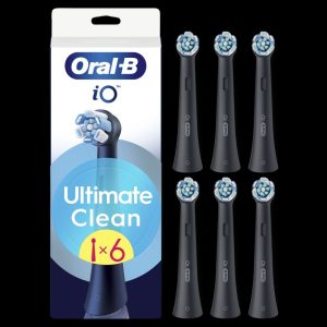 Toothbrush Oral-B  Replaceable toothbrush heads | iO UltimateClean | Heads | For adults | Number of brush heads included 6 | Black 