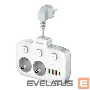 Cable ColorWay  Power Socket | CW-CHE24PDW 