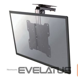 TV bracket NEOMOUNTS  FPMA-C020BLACK Monitor/TV mount ceiling 1 screen - 10-40" - max 20 kg - VESA 75x75-200x200 - h 26,5-40 cm - black 