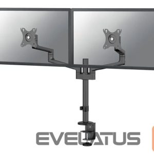 TV bracket NEOMOUNTS  NEXT Lite DS60-425BL2 Dual monitor arm - 17-27" - 0-8 kg/screen - space saving T-Rex model - 100% plastic-free packaging - black 