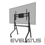 TV bracket NEOMOUNTS  MOVE Go FL50-525BL1 TV trolley - 55-86" - max 76 kg - manual h 106-136 cm - VESA 100x100-900x600 - incl. hardware shelf - lockable 