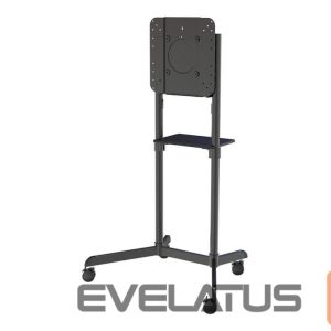 TV bracket NEOMOUNTS  NS-M1250BLACK TV trolley - 37-70" - max 70 kg - VESA 200x200-600x400 - 90° rotatable - incl. hardware shelf - black 