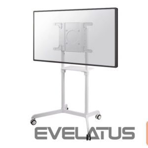 TV bracket NEOMOUNTS  NS-M1250WHITE TV trolley - 37-70" - max 70 kg - VESA 200x200-600x400 - 90° rotatable - incl. hardware shelf - white 