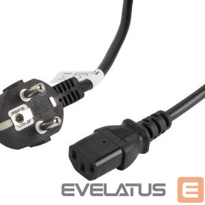 Cable Lanberg  CEE 7/7->IEC 320 C13 power cord 3m VDE, black | 