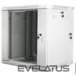 Servers Lanberg  Rack cabinet 19" double-section wall-mount 12U/600x600 (flat pack), grey | 