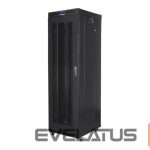 Servers Lanberg  Rack cabinet 19" free-standing 42U/600x800 (flat pack) with mesh door lCD V2, black | 