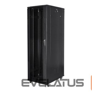 Servers Lanberg  Rack cabinet 19" free-standing 42U/800x1000 (flat pack), black | 
