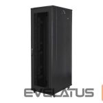Servers Lanberg  Rack cabinet 19" free-standing 42U/800x1000 (flat pack) with mesh door, black | 