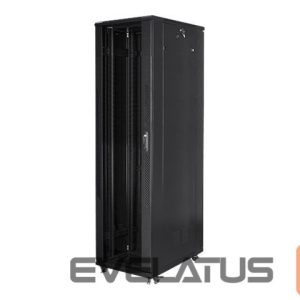Servers Lanberg  Rack cabinet 19" free-standing 47U/800x1000 (flat pack), black | 