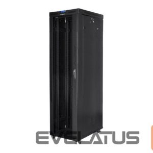Servers Lanberg  Rack cabinet 19" free-standing 47U/800x1000 (flat pack) with glass door lCD V2, black | 