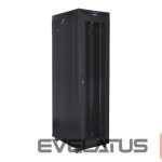 Servers Lanberg  Rack cabinet 19" free-standing 47U/800x1000 (flat pack) with mesh door lCD V2, black | 