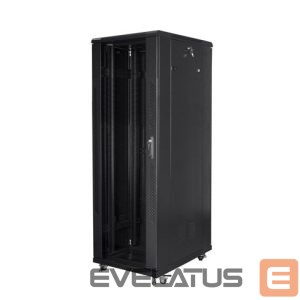 Servers Lanberg  Rack cabinet 19" free-standing 47U/800x800 (flat pack), black | 