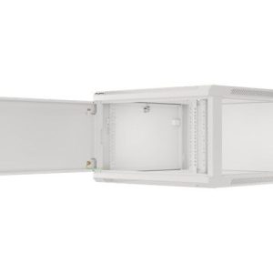 Servers Lanberg  Rack cabinet 19" wall-mount 12U/600x450 for self-assembly with metal door (flat pack), grey | 