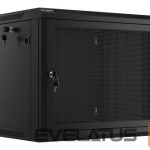 Servers Lanberg  Rack cabinet 19" wall-mount 9U/600x450 with perforated door (flat pack), black | 