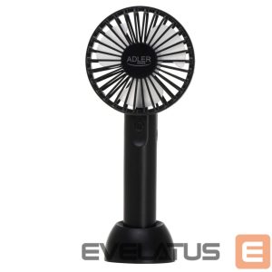 Fan Adler  Mini USB Fan | AD 7338 | Desk fan | Black | Diameter 7 cm | Number of speeds 3 