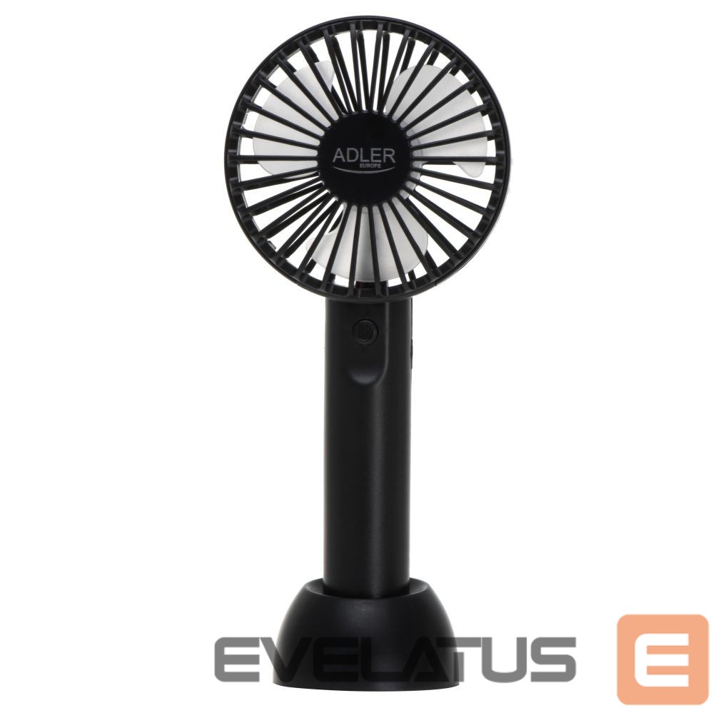 Fan Adler Mini USB Fan | AD 7338 | Desk fan | Black | Diameter 7 cm | Number of speeds 3