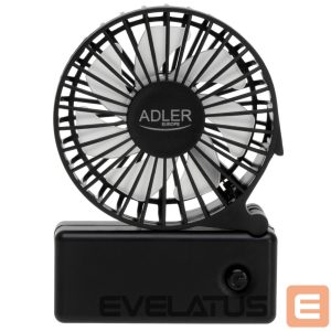 Fan Adler  Foldable mini fan | AD 7336 | Desk fan | Black | Diameter 6.5 cm | Number of speeds 1 
