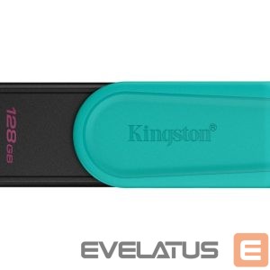 Flash drive Kingston  USB Flash Drive | DataTraveler Exodia S | 128 GB | USB 3.2 Gen 1 | Black/Turquoise 
