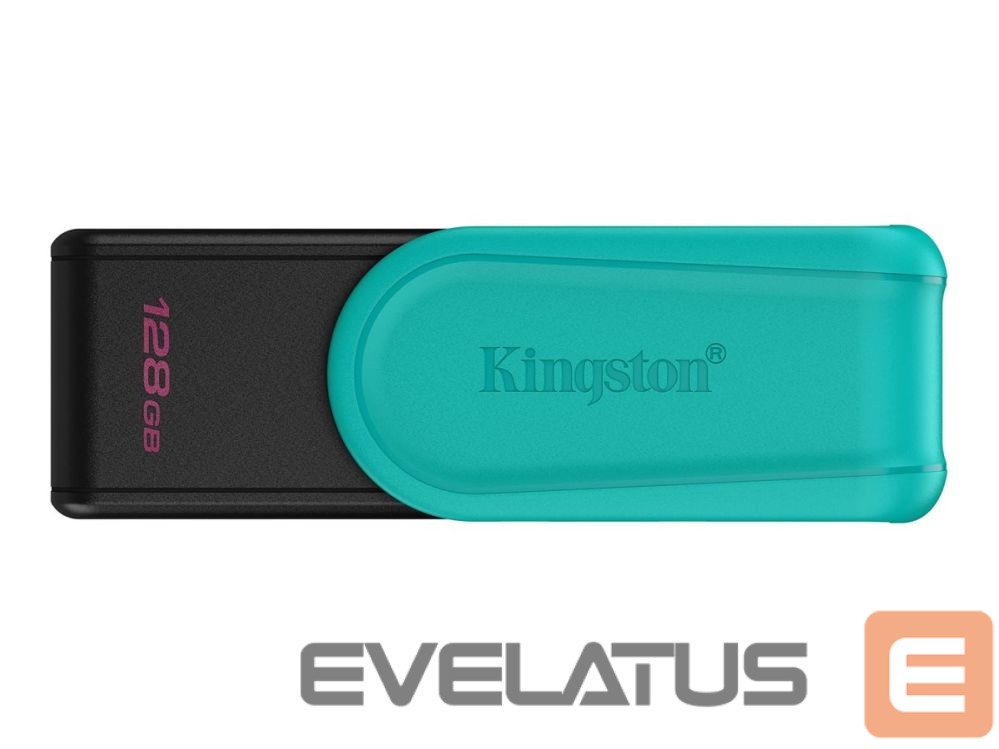 Flash drive Kingston USB Flash Drive | DataTraveler Exodia S | 128 GB | USB 3.2 Gen 1 | Black/Turquoise