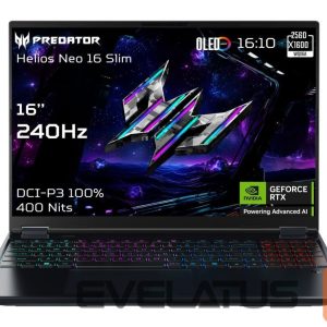 Laptop computer Acer  Predator Helios Neo 16S AI OLED PHN16S-71-96S5 16" FHD i9-275HX/32GB/1000GB/NVIDIA GF RTX 5070 Ti/Win11/ENG kbd/Black/2Y Warranty 