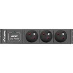 Servers Lanberg  Power Distribution Unit (PDU) 10" 1U 16A 2m 3x French Outlets | PDU-03E-0200-BK 