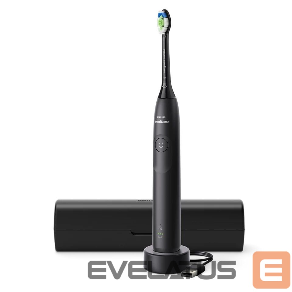 Toothbrush Philips | Electric Toothbrush | Sonicare Series 5300 | Rechargeable | For adults | Number of brush heads included 1 | Number of teeth brushing modes 1 | Black