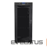 Servers Lanberg  Rack cabinet 19" free-standing 27U/600x600 (flat pack) with glass door lCD V2, black | 