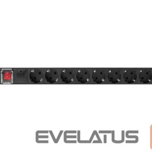 Servers Lanberg  Power Distribution unit 19", 8 outlets, black | 