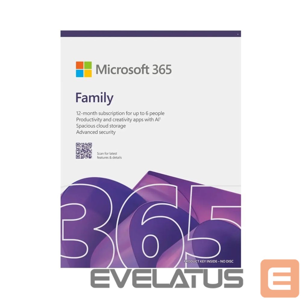 Fitness bracelet Microsoft 365 Family | EP2-32335 | ESD | English