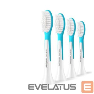 Toothbrush Philips  Replacement brush heads | HX6044/90 Sonicare For Kids7+ | Heads | For kids | Number of brush heads included 4 | White/Blue 