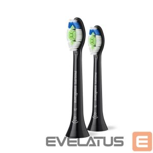 Toothbrush Philips  Replacement brush heads | HX6062/88 Sonicare Optimal White | Heads | For adults | Number of brush heads included 2 | Black 